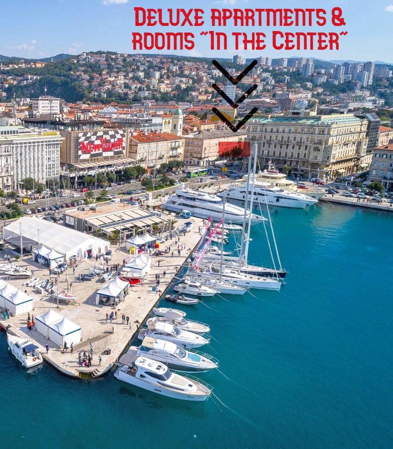 Deluxe Apartments & Rooms "In The Center" Rijeka Luaran gambar